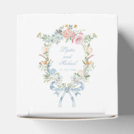 Elegant Blommigt Utandning Vapensköld Monogram Brö Presentaskar