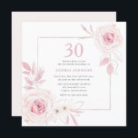 Elegant  Blommigt Utandning vid Ram 30års födelsed Inbjudningar<br><div class="desc">Elegant  Blommigt KVINNOR INBJUDAN TILL 30års födelsedag I Ram Se vår butik för många fler bröllopsinbjudningar och matchande artiklar.</div>
