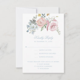 Elegant Blommigt Vapensköld för andning | Monogram OSA Kort