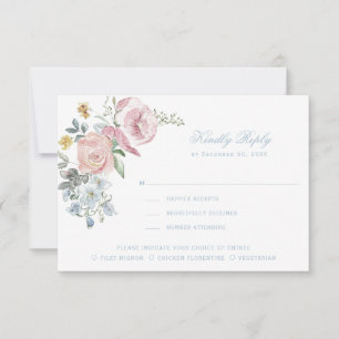 Elegant Blommigt Vapensköld för andning Monogram OSA Kort
