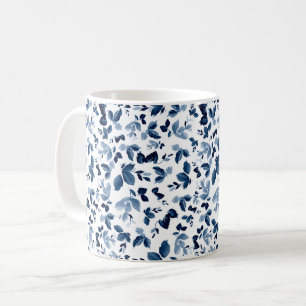 Elegant Blommigt Vattenfärg Mugg
