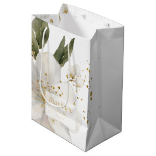 Elegant Blommigt Vattenfärg Tack Bröllop