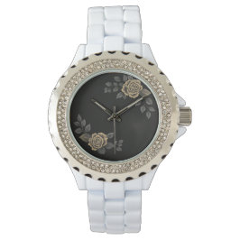 Elegant Blommigt Watch Design - Timless Stil for M Armbandsur