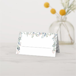 Elegant Blommigt Wildblommor Bröllop Placeringskort