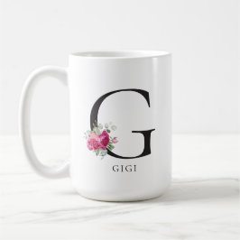 Elegant Blommigts Gigi Modern 15oz Coffee Mugg
