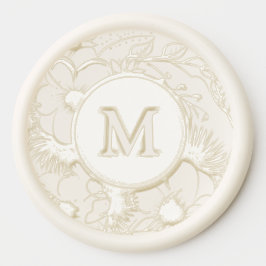 Elegant blommonogram bröllop