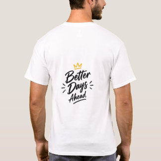Elegant blommonogram S Citat T-Shirt