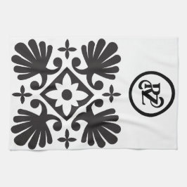 Elegant Blommönster Kitchen Towel Kökshandduk