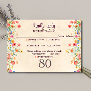 Elegant Blommor 80 år Party Blommigt 80 födelsedag OSA Kort