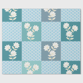 Elegant blomrutmönster sömlös mönster  presentpapper