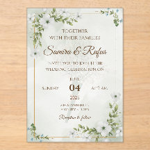 Elegant blomster - Anpassningsbar rustic boho