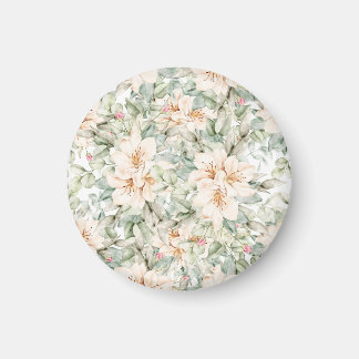 elegant blomster magnet