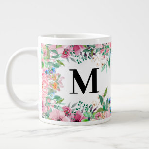 elegant blomster personlig specialmugg jumbo mugg