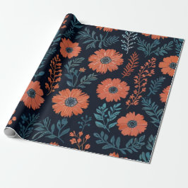 Elegant blomster presentpapper