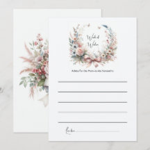Elegant blomsterbåge för blivande mamma på babykal