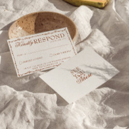 Elegant blomsterboho beige terrakotta jordnära brö OSA kort