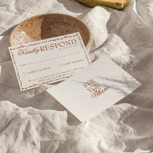 Elegant blomsterboho beige terrakotta jordnära brö OSA kort