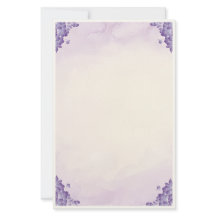 Elegant blomsterbrevpapper