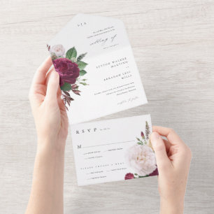 Elegant blomsterbröllop
