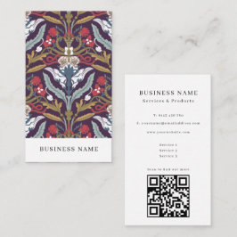Elegant blomsterdesign visitkort