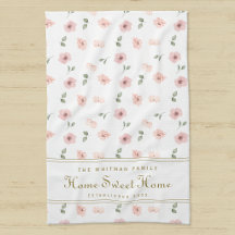 Elegant blomsterfamilj Hem Hemtrevlig kök