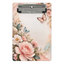 Elegant blomsterfjärilsklippbräda