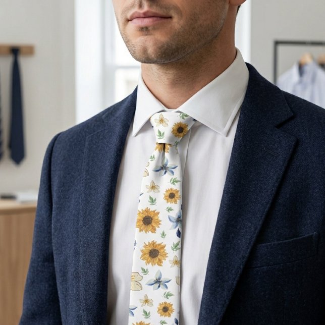 Elegant blomsterfräsch fadersdagspresent slips (Skapare uppladdad)