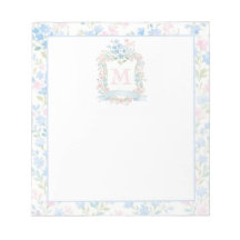 Elegant blomsterinitial