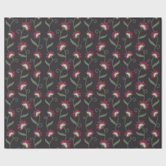Elegant blomsterinspirerat presentpapper 