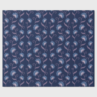 Elegant blomsterinspirerat presentpapper