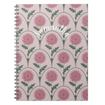 Elegant blomsterklipp & anpassat namn på dammig ro