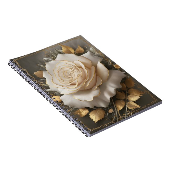 Elegant blomsterkonst design  anteckningsbok (Högra Sidan)