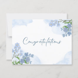 Elegant blomsterkonst  gratulationer  vykort