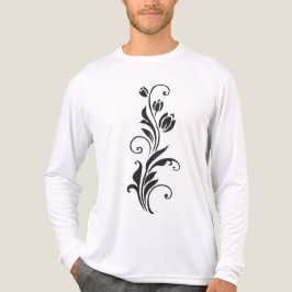 Elegant Blomsterkonst Prydnadsblommor Blommig Kons T Shirt