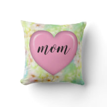 Elegant blomsterlig morsdagskudde