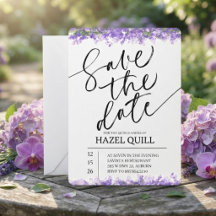Elegant blomsterlig Quinceañera Spara datumet