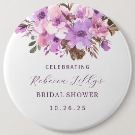 Elegant blomsterpapper knapp