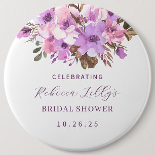Elegant blomsterpapper knapp