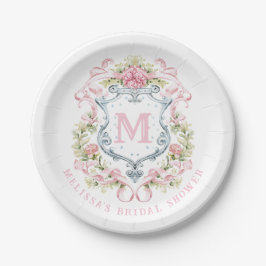 Elegant blomsterprydnad Monogram | Bröllopsdusch