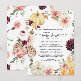 Elegant blomsterpumpa | Höstens bebisskalas