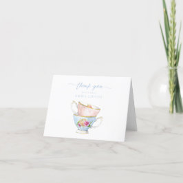 Elegant blomsterte Bröllopsbrunch  Tack Kort