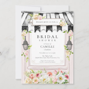 Elegant Blomsterträdgård Inbjudningskort för möhip