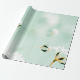 Elegant blomstertryckt inpackningspapper presentpapper