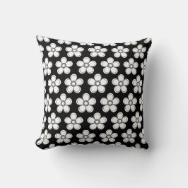 Elegant blomtryck | Botanisk design Kudde