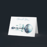 Elegant Blue Baby Rattle Boy Shower Tack Kort<br><div class="desc">Visa er tacksamhet med den här charmerande blå skuppduschen för rattbarn tack vare ditt kort. Det här kortet är en perfekt för att tacka dina gäster för deras tankeväckande gåvor och väl önskemål. Det har en vintage som inspirerats av eleganten. Anpassa den med ditt namn eller ett speciellt budskap för...</div>