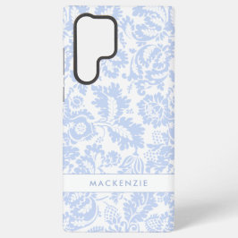 Elegant Blue Blommigt Botanical