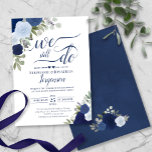 Elegant Blue Boho Ro vi fortfarande gör Vow Renewa Inbjudningar<br><div class="desc">Den här vackra inbjudan till förnyelse av bröllop-vow har en rustik boho-chic med handmålad vattenfärg ro i skuggor av dammig blått, marin och indigo. Texten lyder "vi gör fortfarande" och är skriven i elegantens manusyrgrafi. Snyggt sätt att inbjudan era vänner och familj till i er glädje när ni bekräftar er...</div>