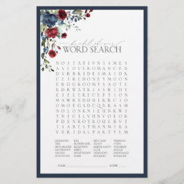 Elegant Blue Burgundy Möhippa Game