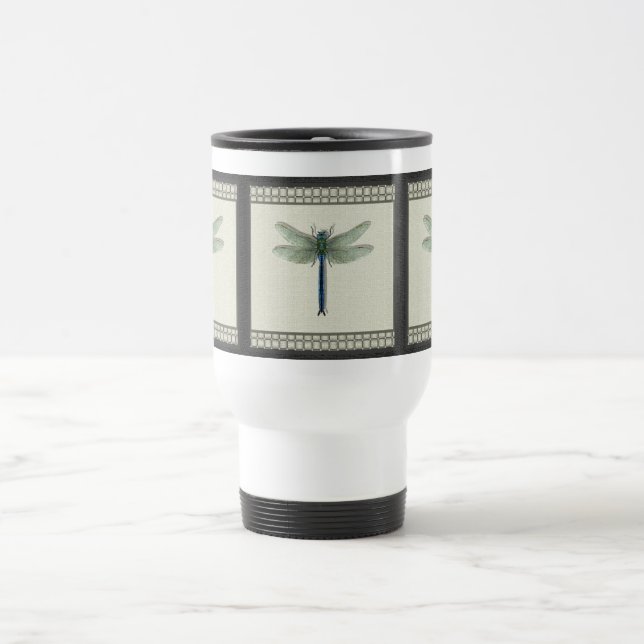Elegant Blue Dragonfly Resemugg (Center)