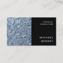 Elegant Blue Finance Consultant